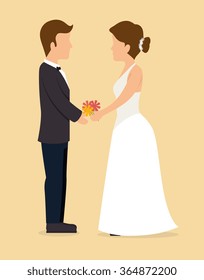 Wedding cute card 