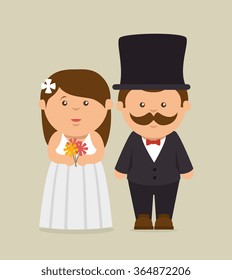 Wedding cute card 