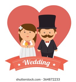 Wedding cute card 