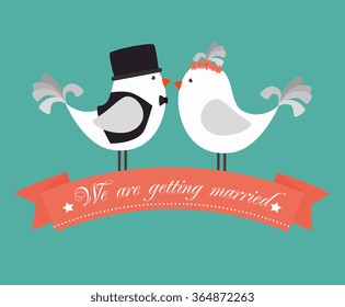 Wedding cute card 