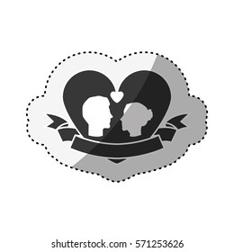 Wedding cute ornament