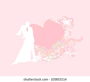 wedding dancing couple background