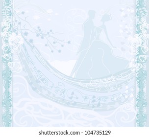 wedding dancing couple background
