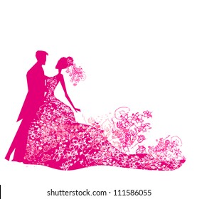  wedding dancing couple background