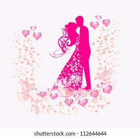  wedding dancing couple background