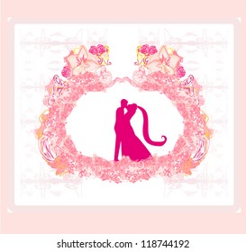  wedding dancing couple background