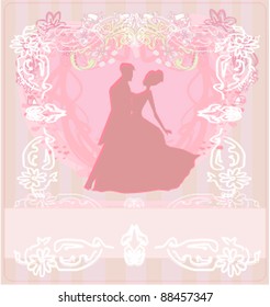 wedding dancing couple background