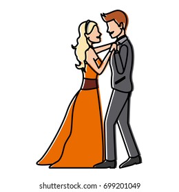 wedding dancing couple romantic celebration