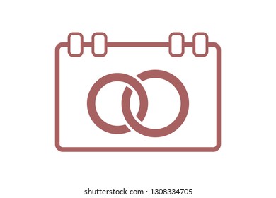 wedding date icon