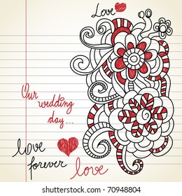 Doodles del día de la boda