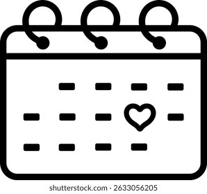wedding day wedding heart love marriage calendar time schedule 10148