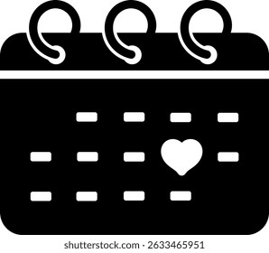 wedding day wedding heart love marriage calendar time schedule 10149