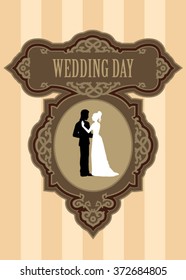 wedding day postcard