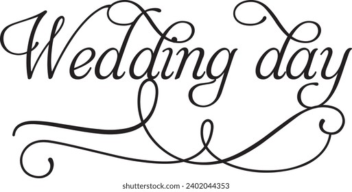 Wedding day sign design laser cut romantic love bride