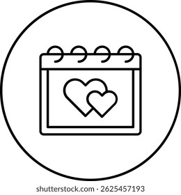 Icono de Vector del Día de la Boda. Se puede utilizar para aplicaciones de impresión, móviles y de Web.