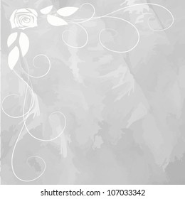 Wedding decoration vector card. Invitation