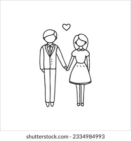 Wedding design element, Handdrawn element, Clipart, Drawing, Illustration