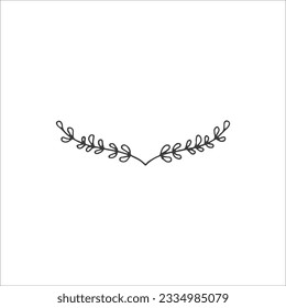 Elemento de diseño de bodas, elemento dibujado a mano, parte de dibujo, dibujo, ilustración