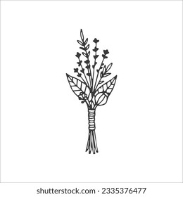 Elemento de diseño de bodas, elemento dibujado a mano, parte de dibujo, dibujo, ilustración