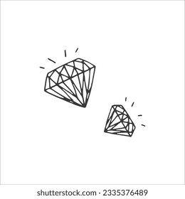 Elemento de diseño de bodas, elemento dibujado a mano, parte de dibujo, dibujo, ilustración