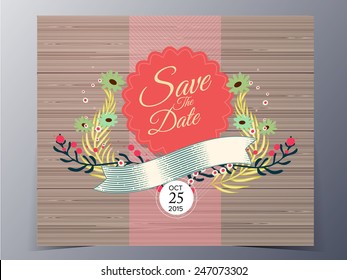 wedding design invitation  vector illustration for use as card, poster, etc