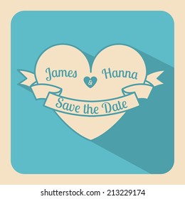 Wedding design over beige background,vector illustration