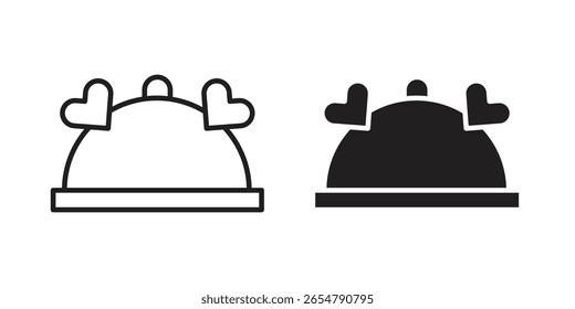 Concepto de símbolo de icono de Boda. Iconos para Web y móvil.