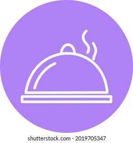 Wedding dinner, illustration, vector on a white background.