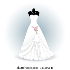 Wedding Dress Cartoon Images, Stock Photos & Vectors | Shutterstock