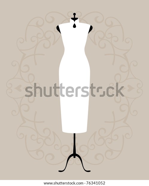 Wedding Dress Stock Vector (Royalty Free) 76341052 | Shutterstock