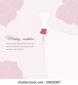 Wedding dress background