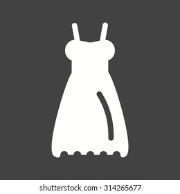 Wedding, dress, bride icon vector image. Can also be used for wedding. Suitable for use on web apps, mobile apps and print media.