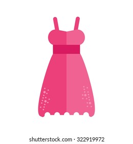 Wedding, dress, bride icon vector image. Can also be used for wedding. Suitable for use on web apps, mobile apps and print media.