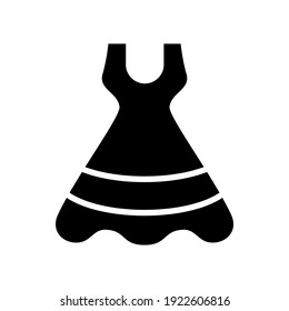 wedding dress icon or logo isolated sign symbol vector illustration - high quality black style vector icons
