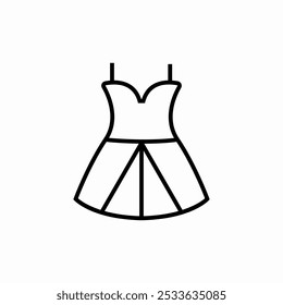 wedding dress icon sign vector