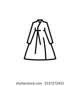 Wedding Dress Icon. Simple wedding dress icon for social media, app, and web design. Vector illustration