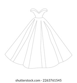 wedding dress icon vector illustration design