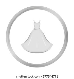 Wedding Dress icon of vector illustration for web and mobile