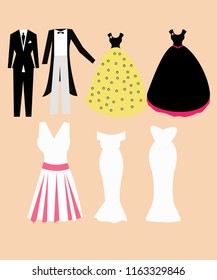 Wedding Dress Illustrations