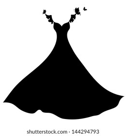 wedding dress vector