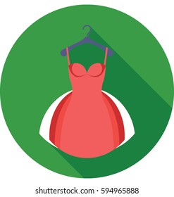 Wedding Dress Vector Icon