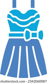 Wedding Dress vector icon. Can be used for printing, mobile and web applications.