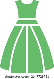 Wedding Dress vector icon. Can be used for printing, mobile and web applications.