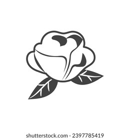 Wedding element of black line set. The black outline floral decorations in this wedding-themed artwork add a touch of enchanting elegance. Vector illustration.