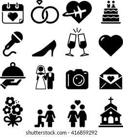 wedding reception icon images stock photos vectors shutterstock https www shutterstock com image vector wedding engagement icons 416859292