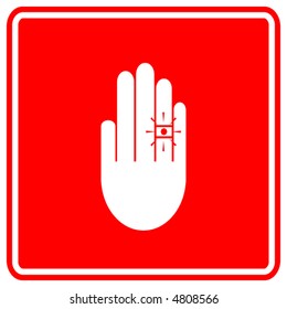 Hochzeitsring oder Verlobungsring in Hand