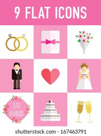 wedding flat icon