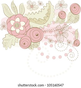 wedding floral background