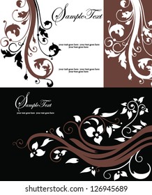 wedding  floral card