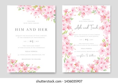 wedding Floral Cherry Blossom Frame